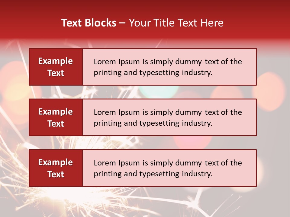 Black Xmas Danger PowerPoint Template