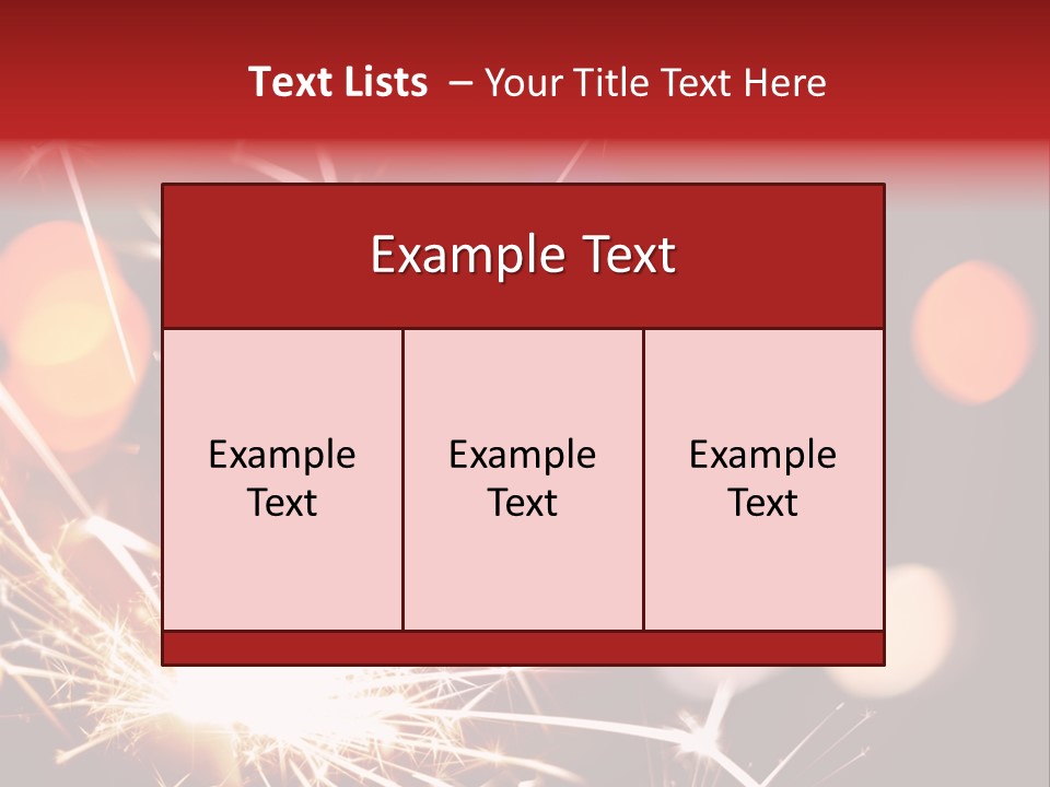 Black Xmas Danger PowerPoint Template