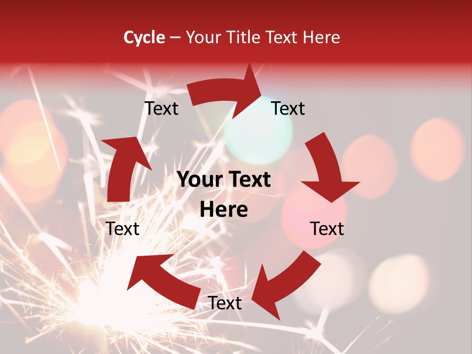 Black Xmas Danger PowerPoint Template