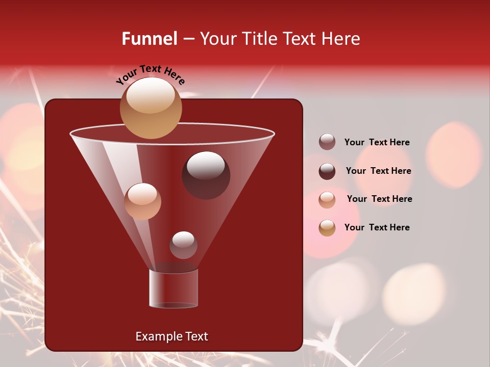 Black Xmas Danger PowerPoint Template