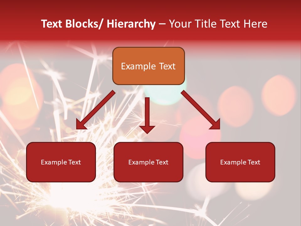 Black Xmas Danger PowerPoint Template