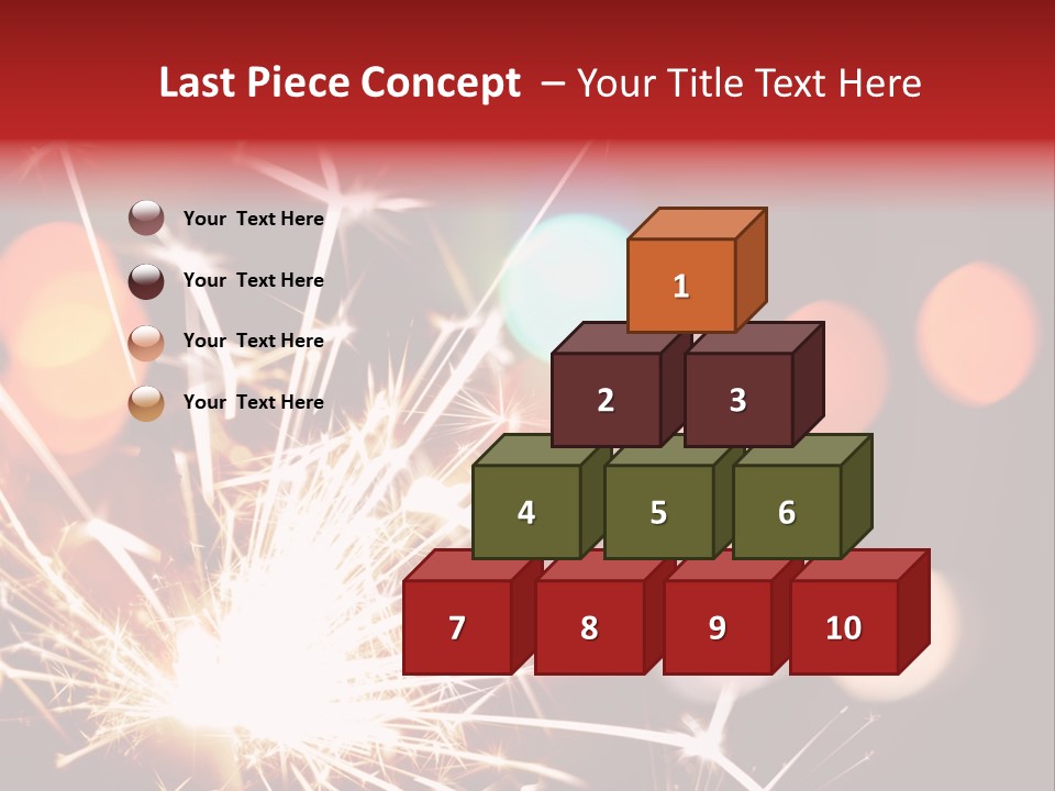 Black Xmas Danger PowerPoint Template