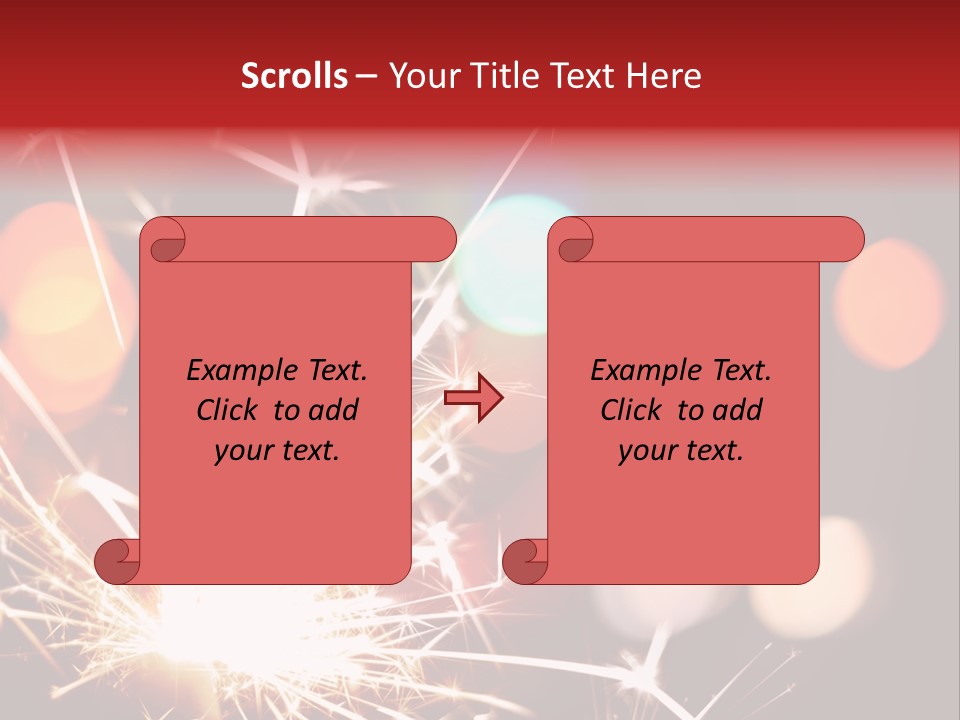 Black Xmas Danger PowerPoint Template