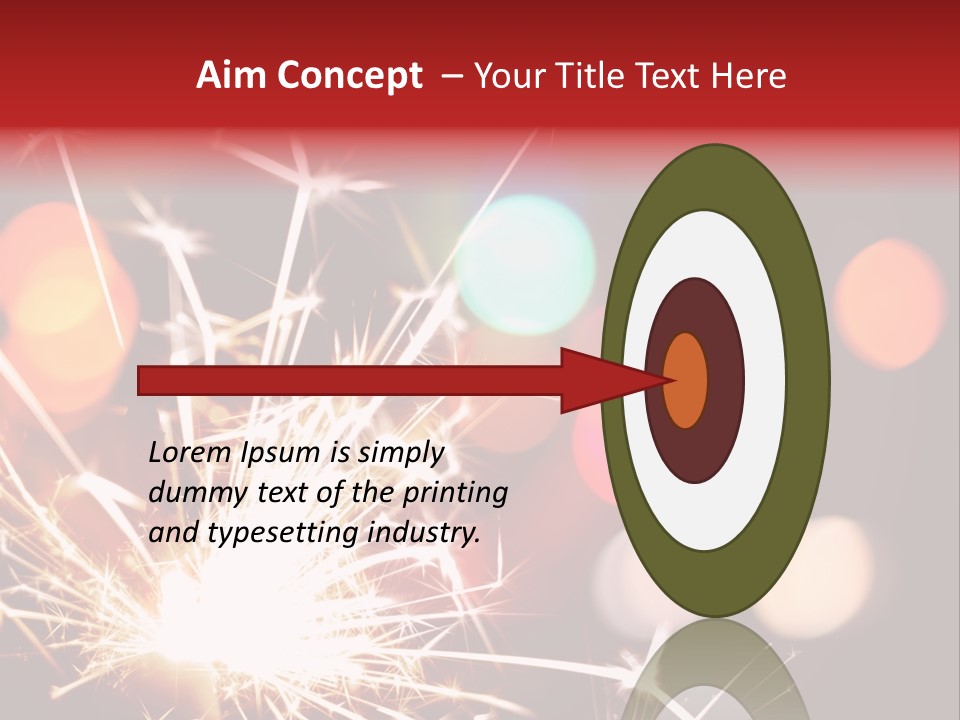 Black Xmas Danger PowerPoint Template