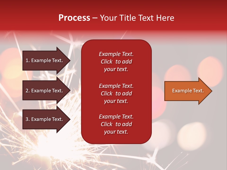 Black Xmas Danger PowerPoint Template