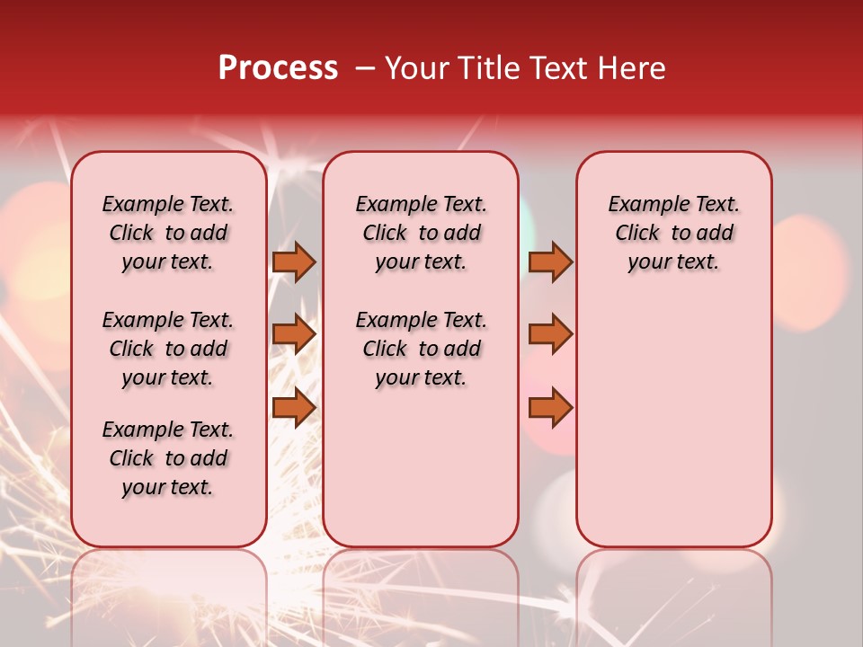 Black Xmas Danger PowerPoint Template
