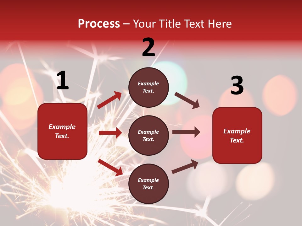 Black Xmas Danger PowerPoint Template