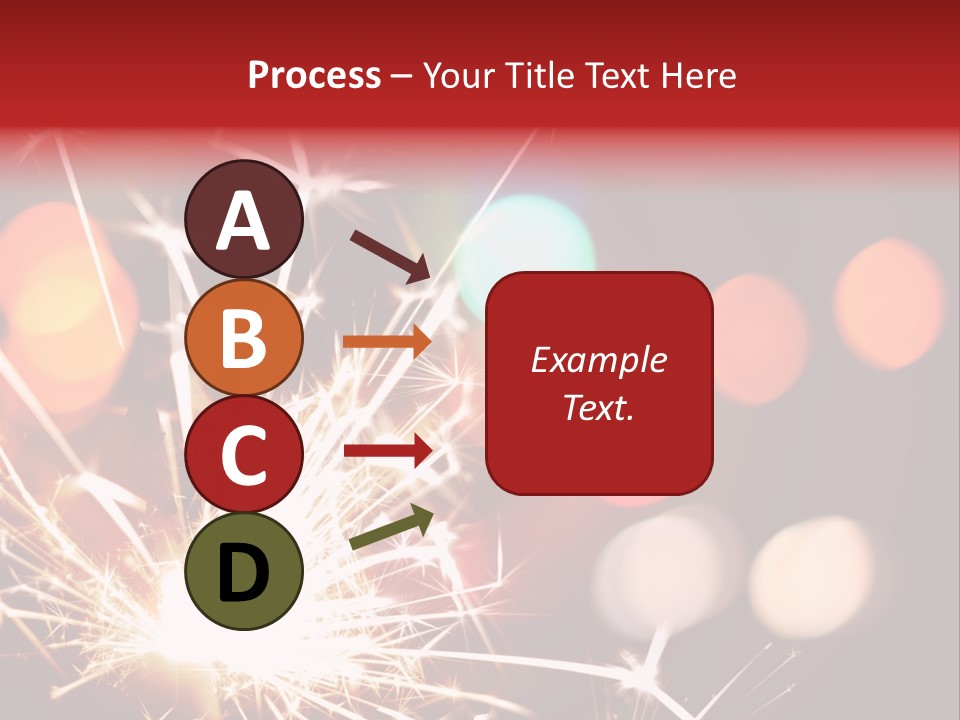 Black Xmas Danger PowerPoint Template