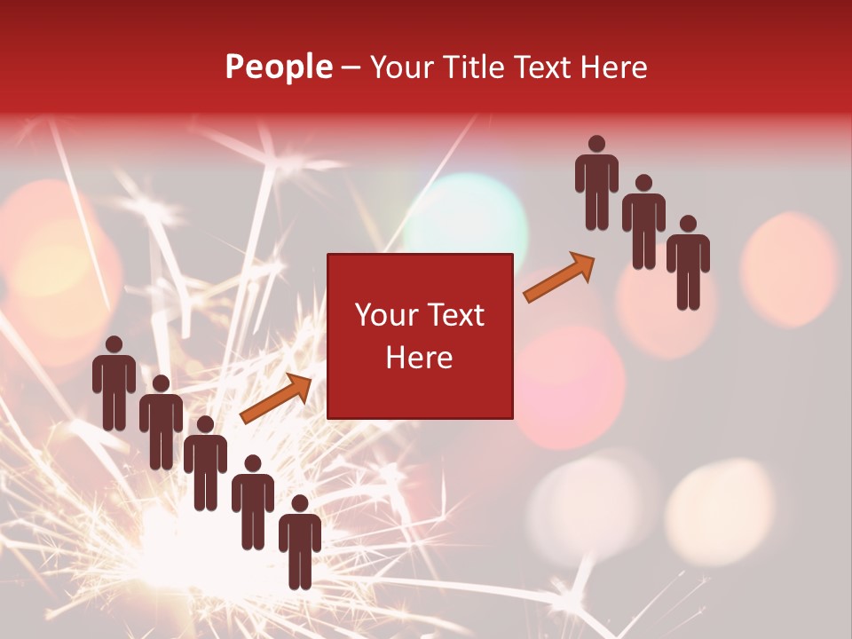 Black Xmas Danger PowerPoint Template