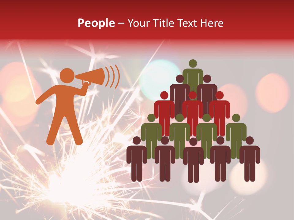 Black Xmas Danger PowerPoint Template