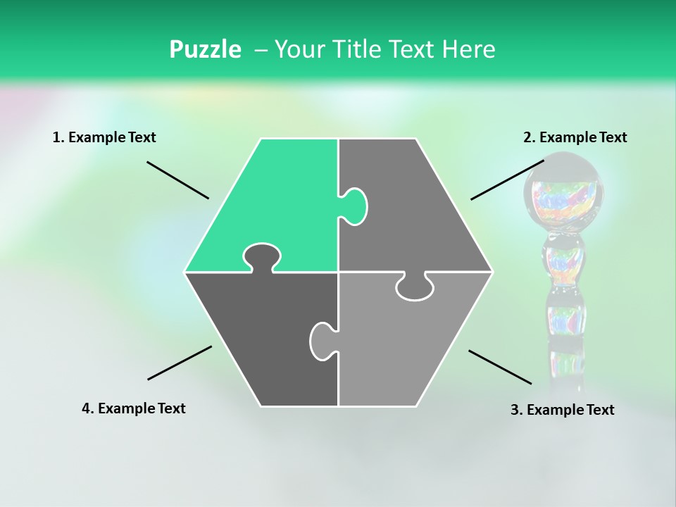 Drip Droplet Sculpture PowerPoint Template