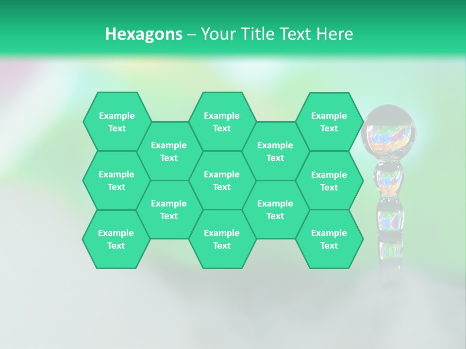 Drip Droplet Sculpture PowerPoint Template