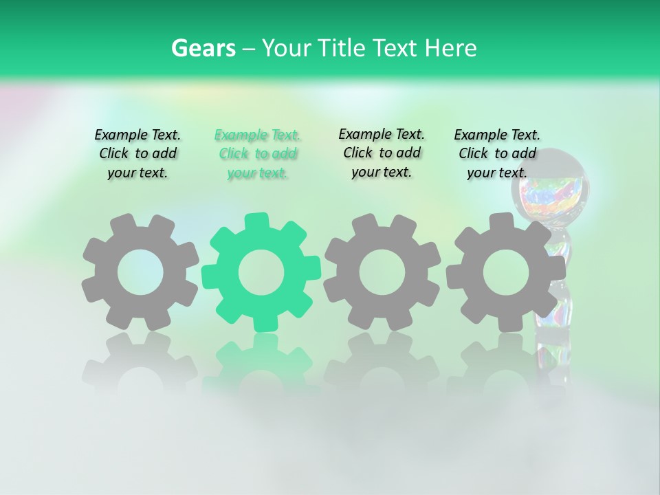 Drip Droplet Sculpture PowerPoint Template