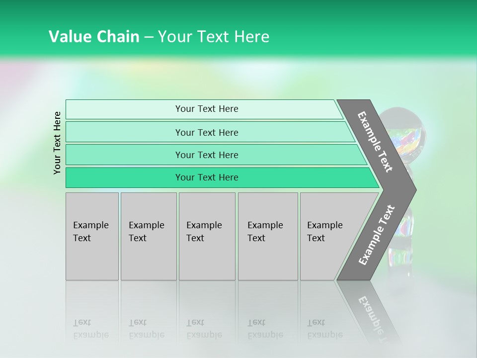 Drip Droplet Sculpture PowerPoint Template