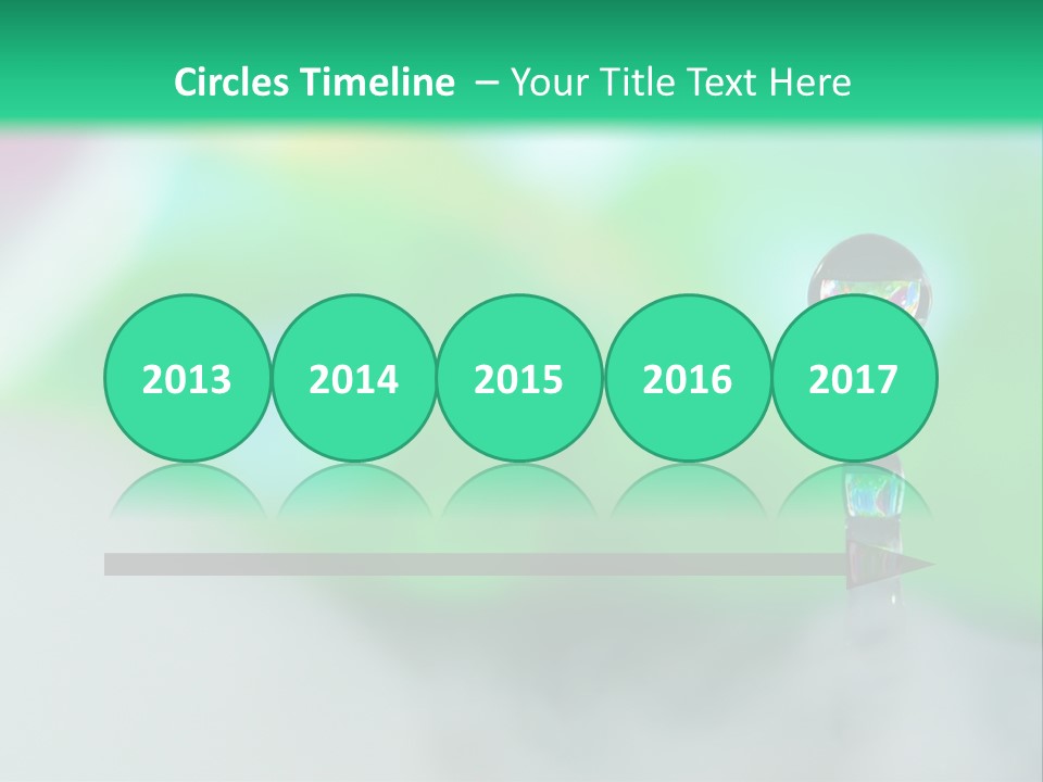 Drip Droplet Sculpture PowerPoint Template