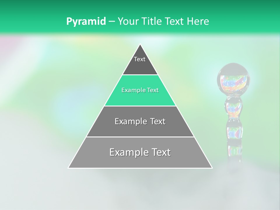 Drip Droplet Sculpture PowerPoint Template