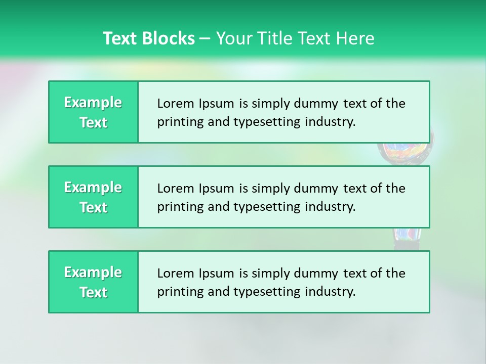 Drip Droplet Sculpture PowerPoint Template