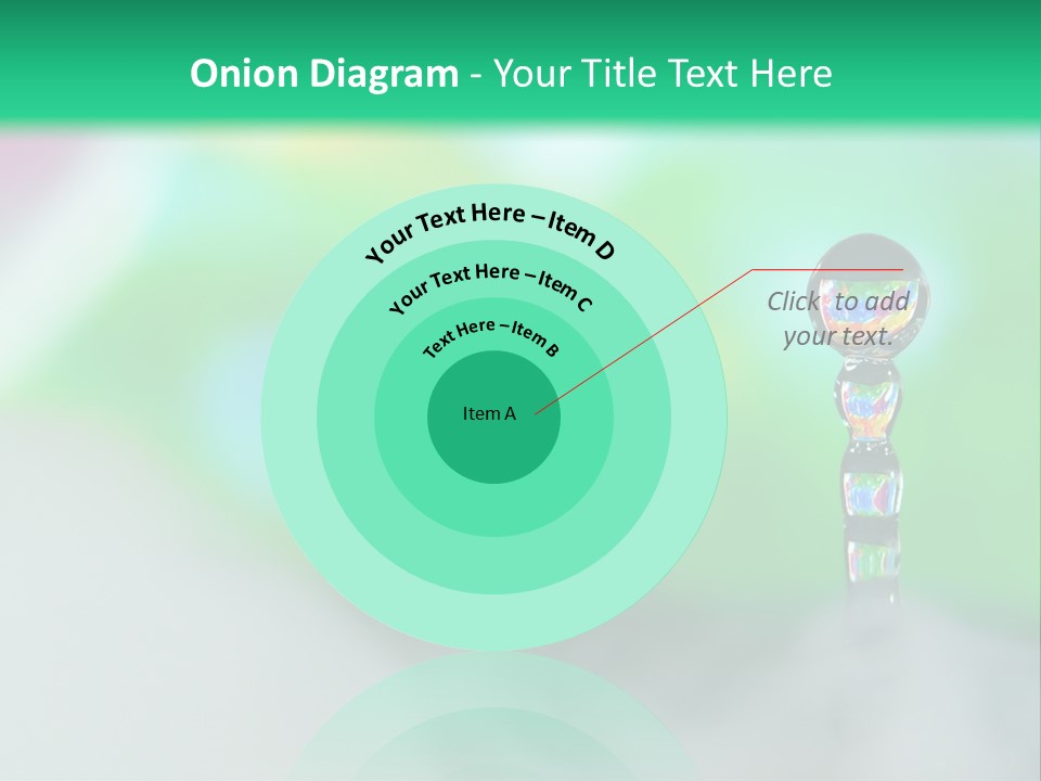 Drip Droplet Sculpture PowerPoint Template