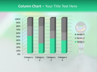 Drip Droplet Sculpture PowerPoint Template