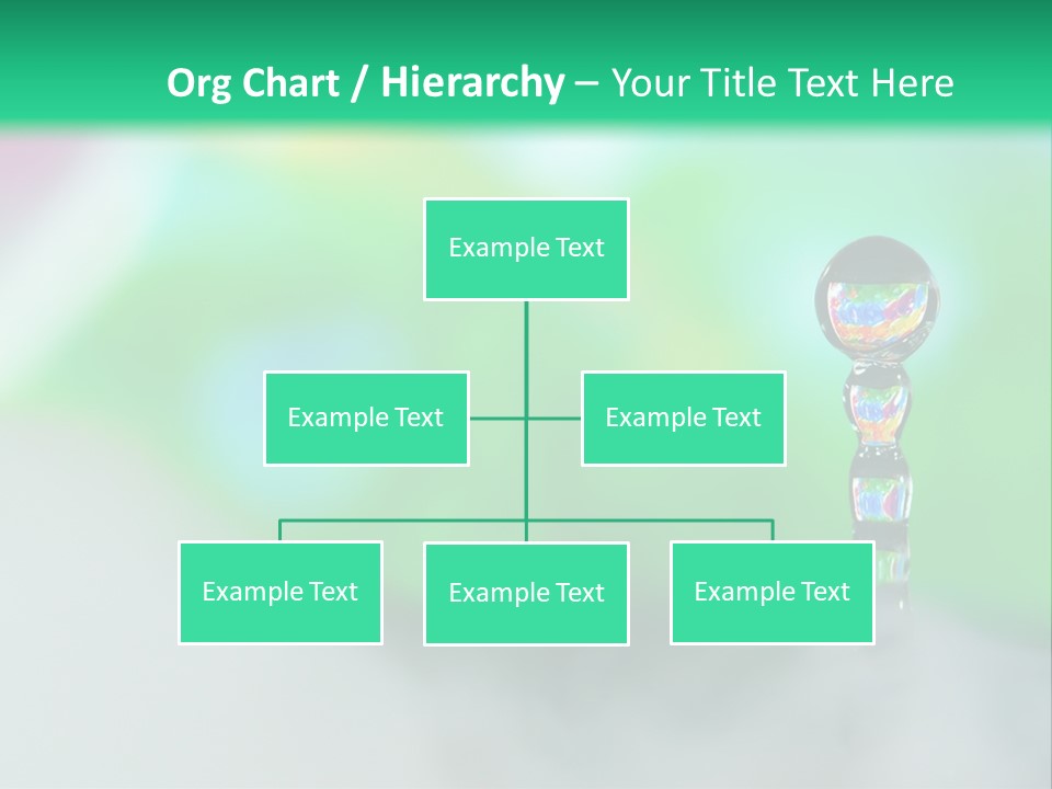 Drip Droplet Sculpture PowerPoint Template