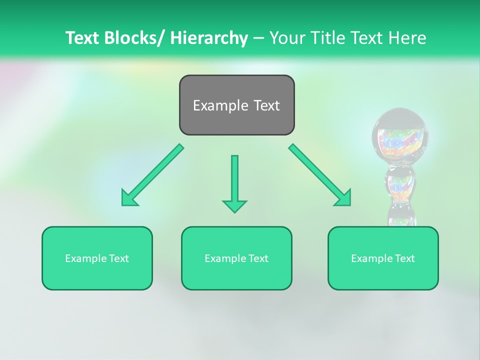 Drip Droplet Sculpture PowerPoint Template