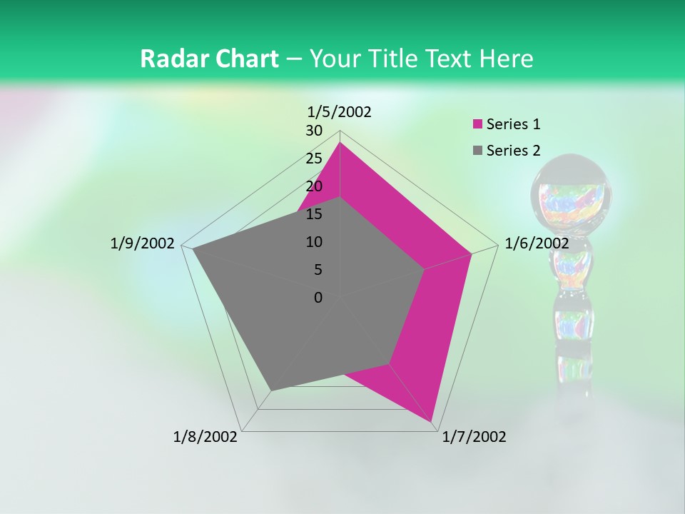 Drip Droplet Sculpture PowerPoint Template