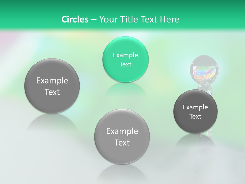 Drip Droplet Sculpture PowerPoint Template