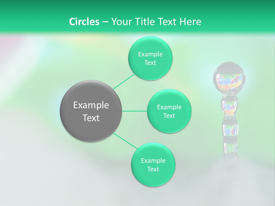 Drip Droplet Sculpture PowerPoint Template
