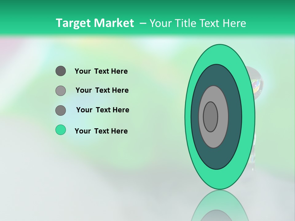 Drip Droplet Sculpture PowerPoint Template