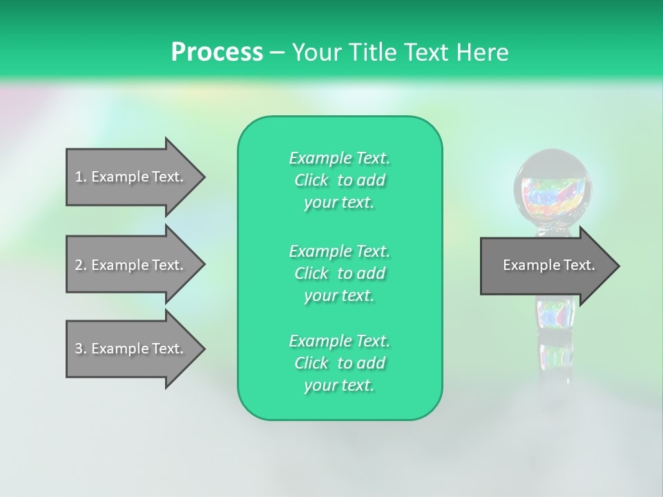 Drip Droplet Sculpture PowerPoint Template