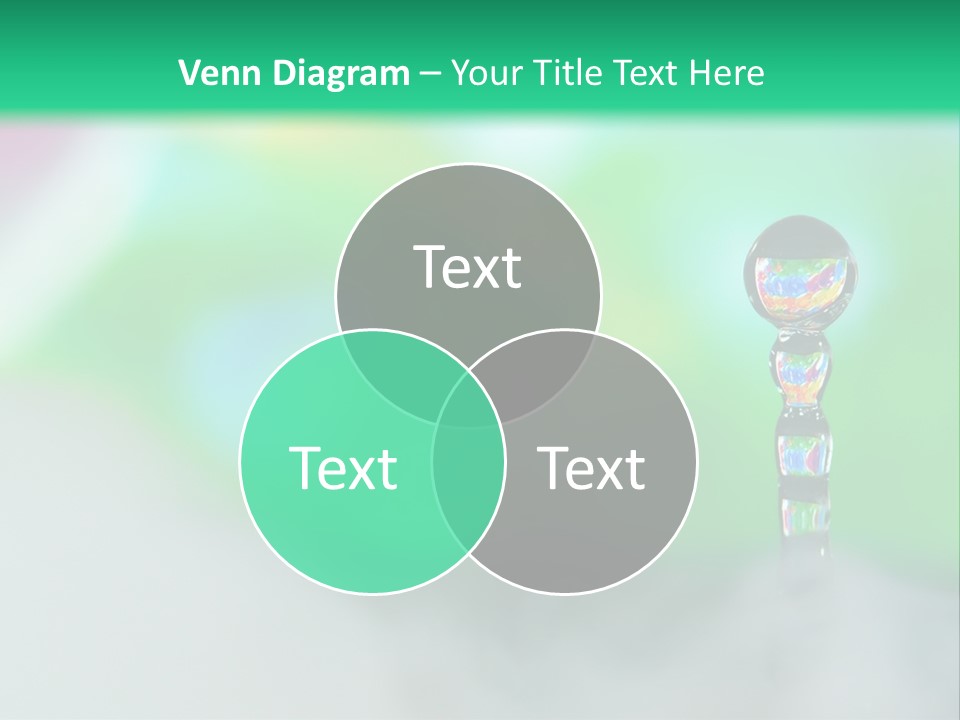 Drip Droplet Sculpture PowerPoint Template