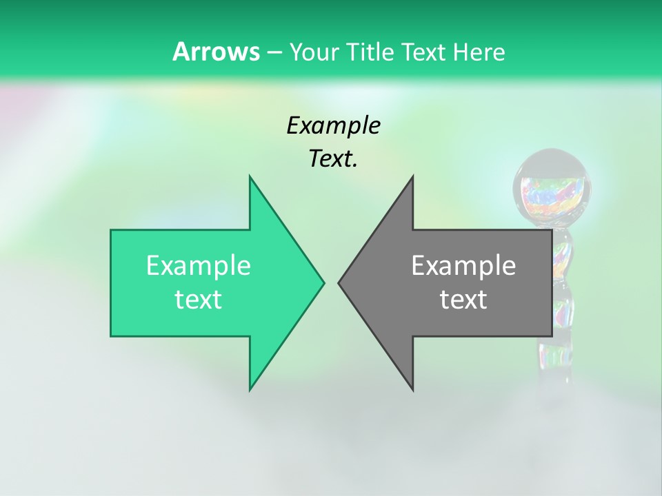 Drip Droplet Sculpture PowerPoint Template