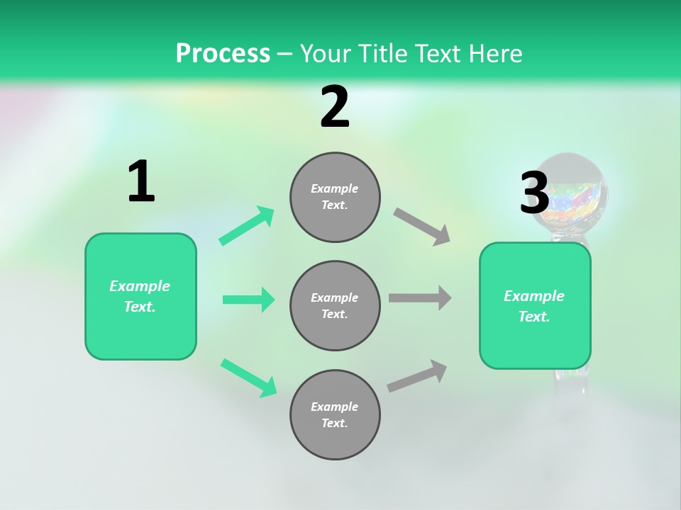 Drip Droplet Sculpture PowerPoint Template