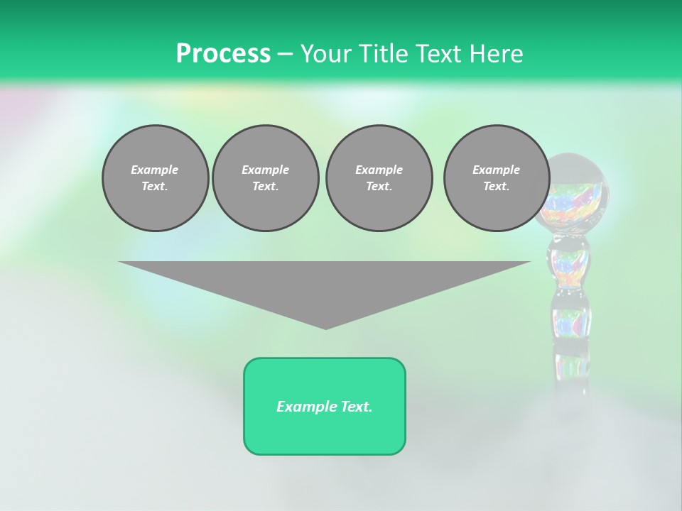 Drip Droplet Sculpture PowerPoint Template