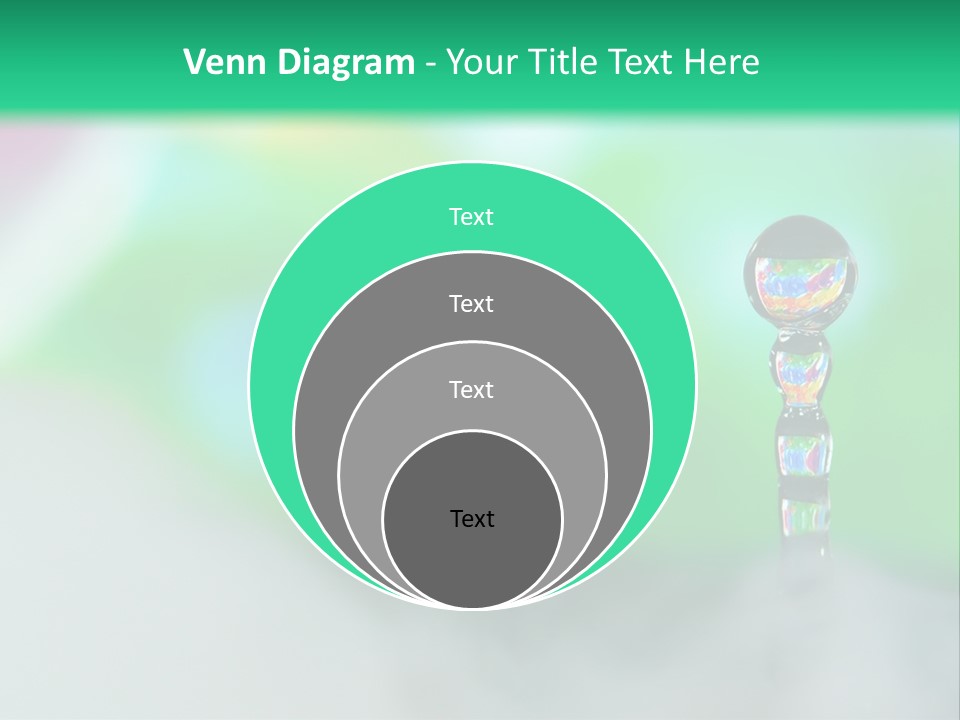 Drip Droplet Sculpture PowerPoint Template