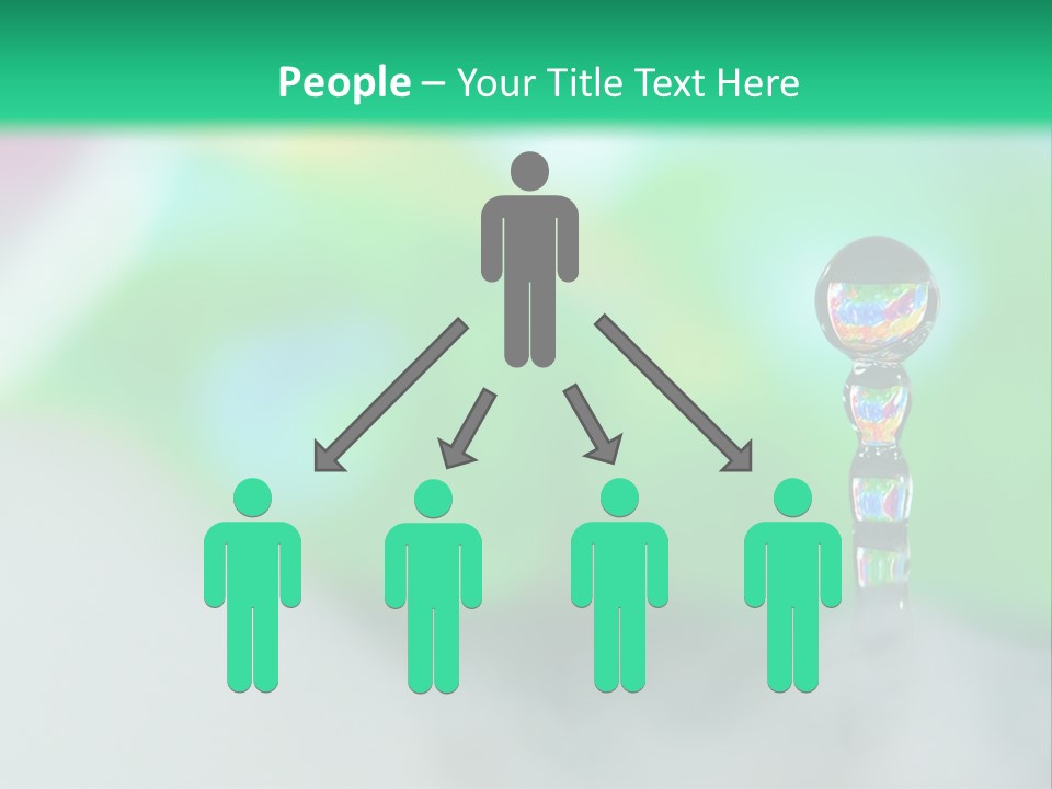 Drip Droplet Sculpture PowerPoint Template