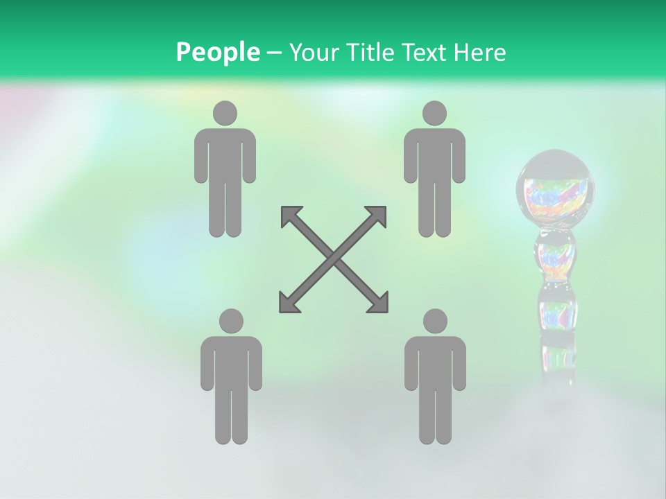 Drip Droplet Sculpture PowerPoint Template