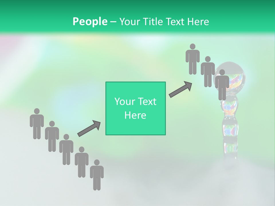 Drip Droplet Sculpture PowerPoint Template