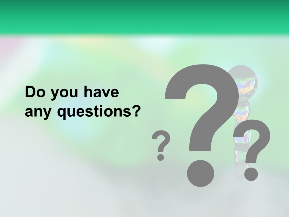 Drip Droplet Sculpture PowerPoint Template