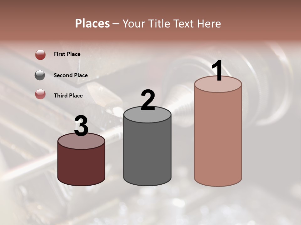 Shavings Worker Engine PowerPoint Template