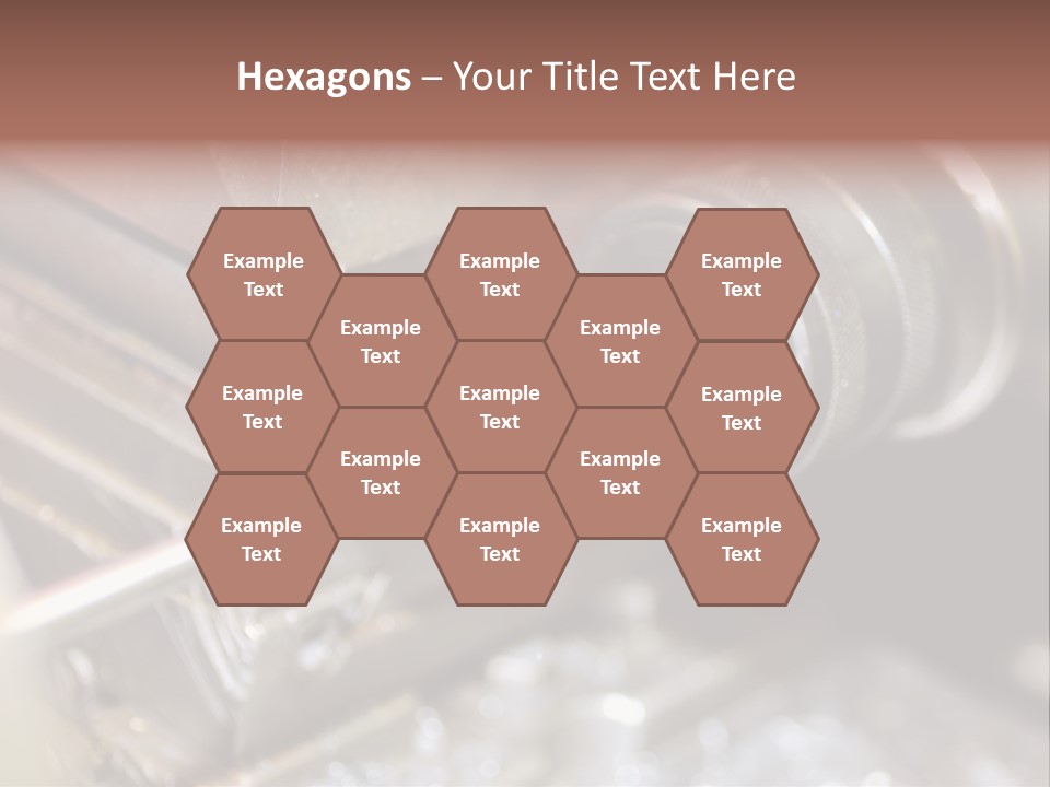 Shavings Worker Engine PowerPoint Template