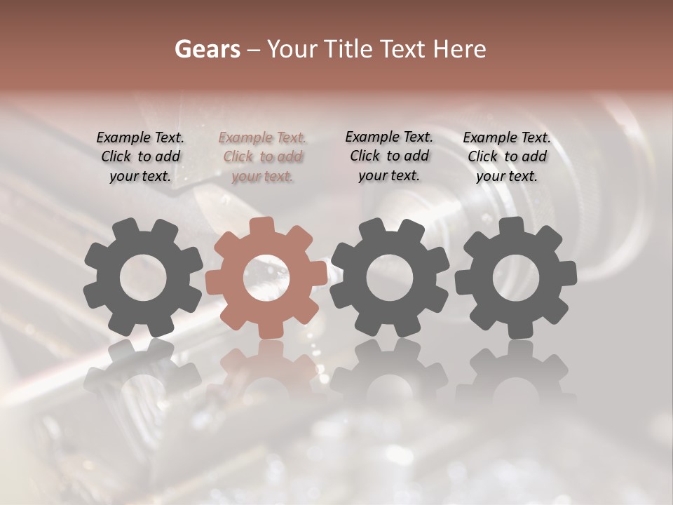 Shavings Worker Engine PowerPoint Template