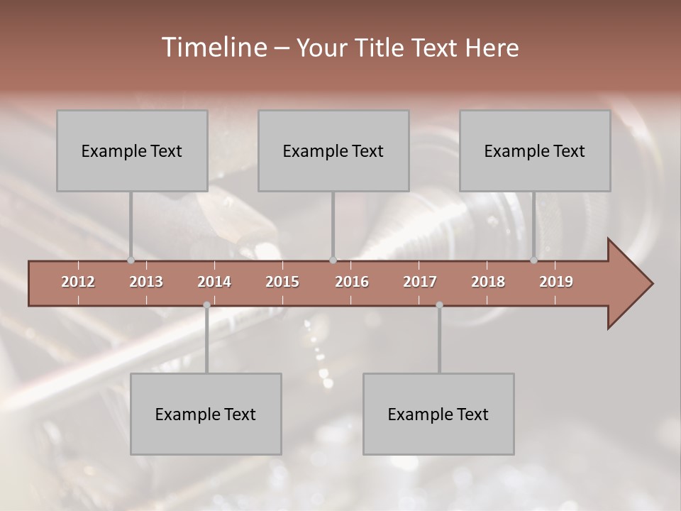 Shavings Worker Engine PowerPoint Template