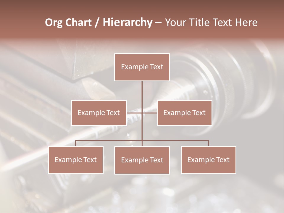 Shavings Worker Engine PowerPoint Template