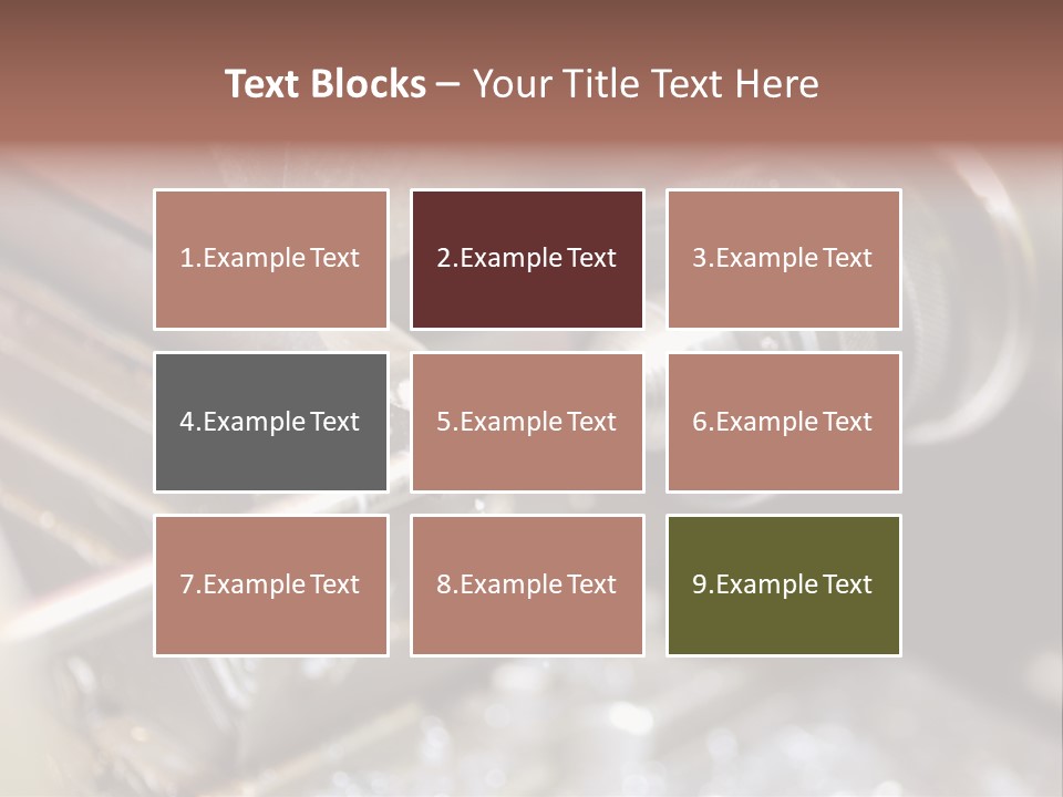 Shavings Worker Engine PowerPoint Template