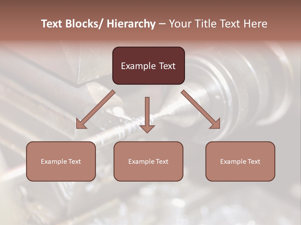 Shavings Worker Engine PowerPoint Template