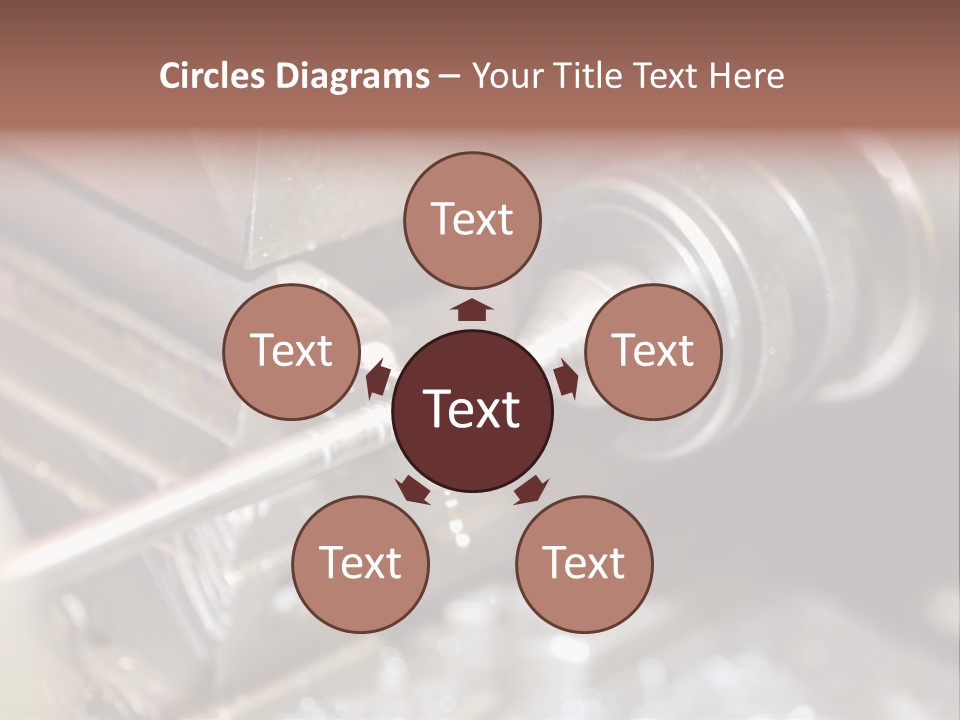 Shavings Worker Engine PowerPoint Template