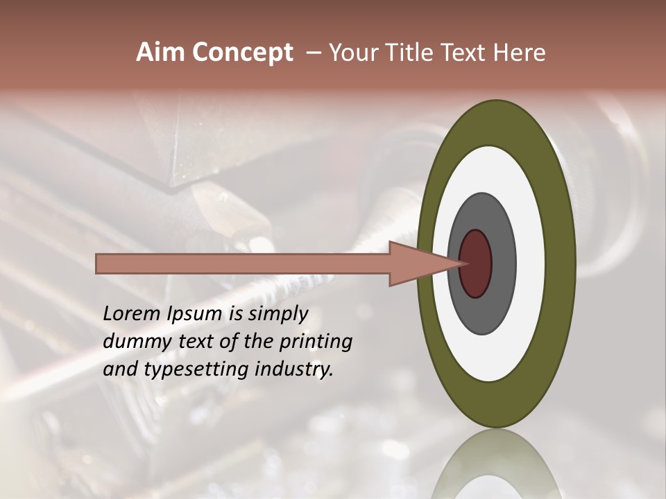 Shavings Worker Engine PowerPoint Template