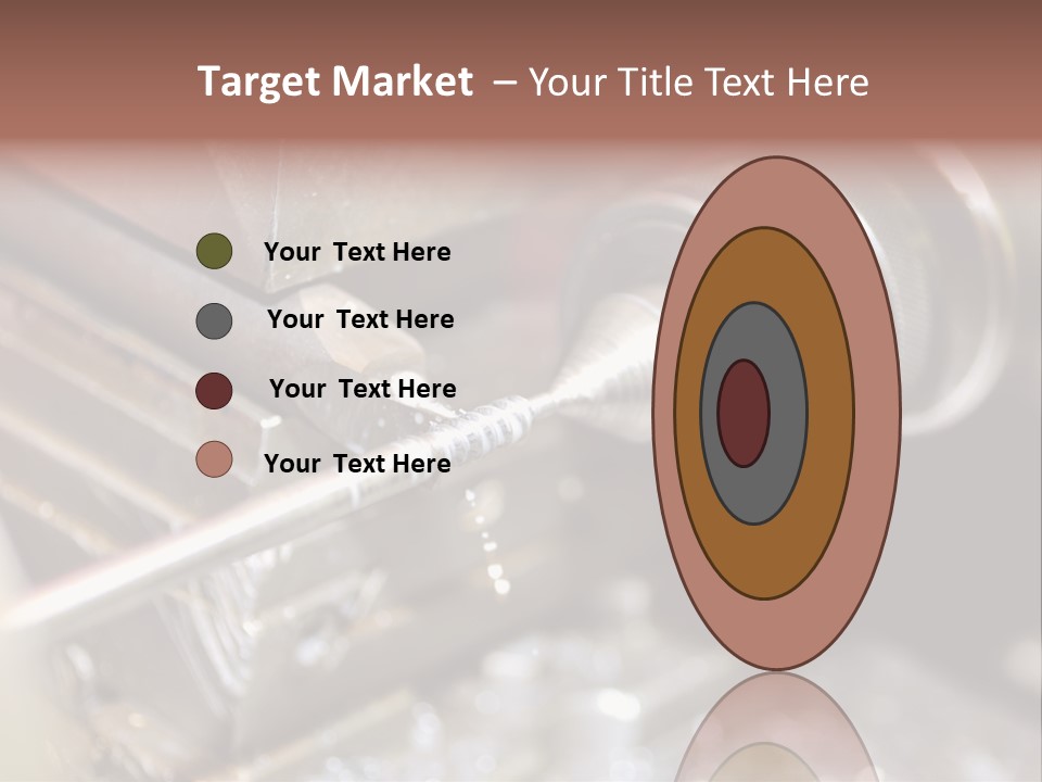 Shavings Worker Engine PowerPoint Template