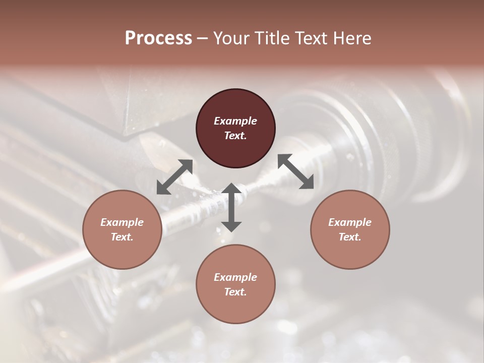 Shavings Worker Engine PowerPoint Template
